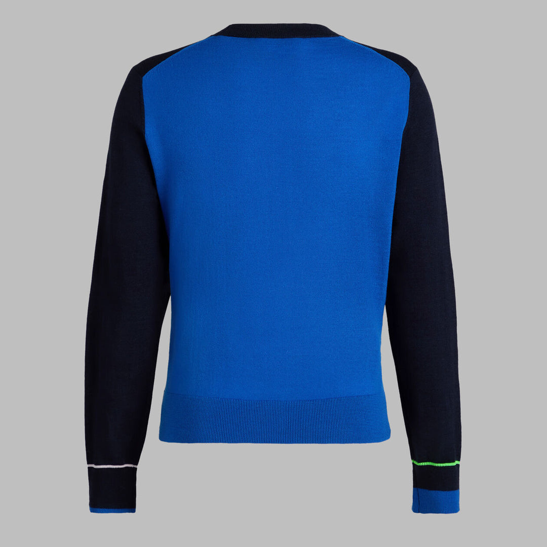 G/FORE WOMENS HAPPY G'S MERINO WOOL SWEATER - TWILIGHT