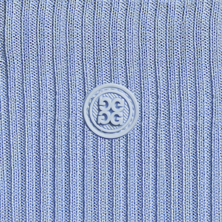 G/FORE WOMEN'S COTTON BLEND RIB KNIT FITTED TOP - WILLOW
