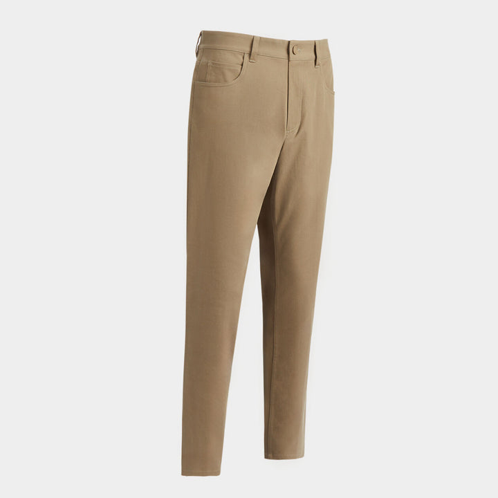 G/FORE MENS COTTON 5 POCKET STRAIGHT LEG PANT - DUNE