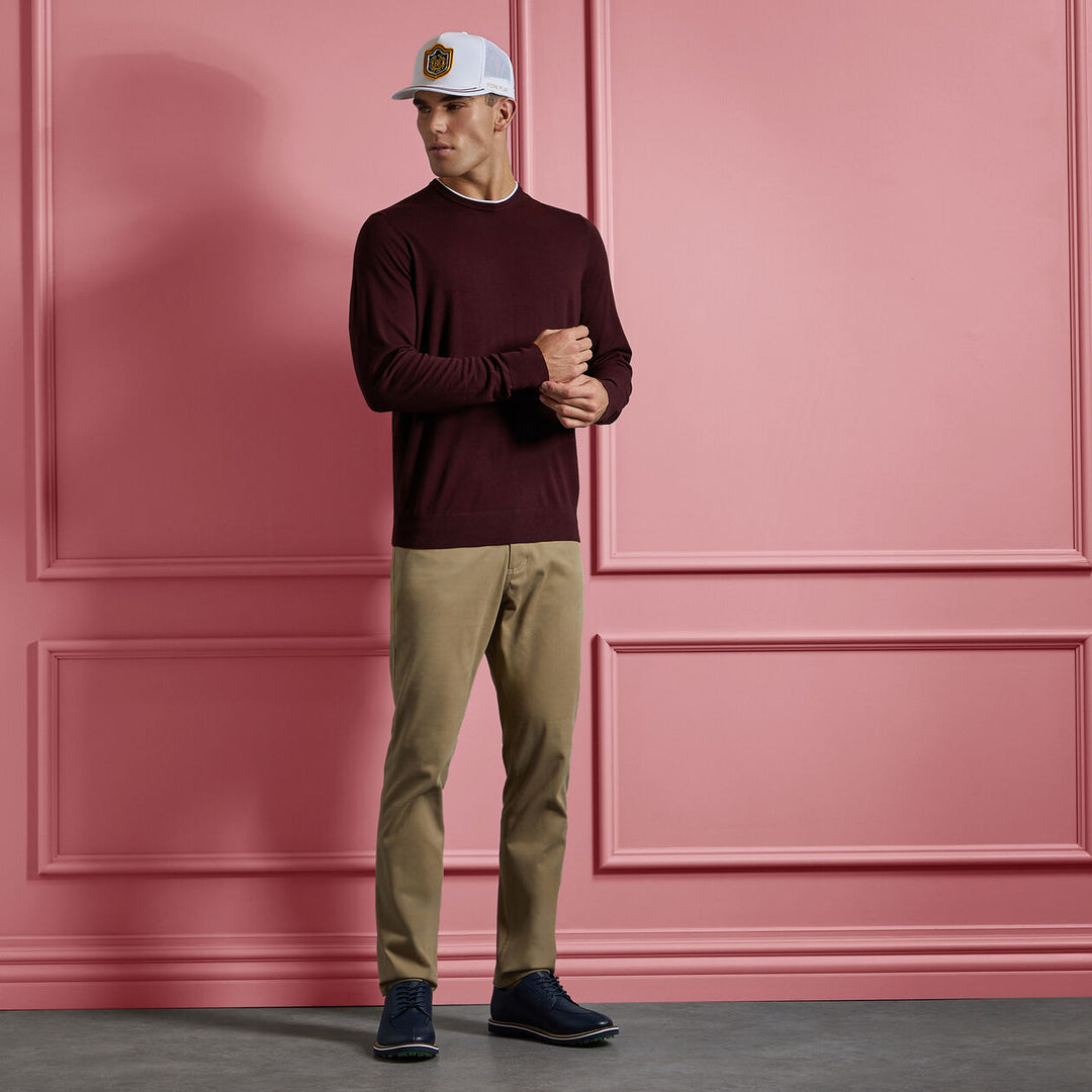G/FORE MENS COTTON 5 POCKET STRAIGHT LEG PANT - DUNE