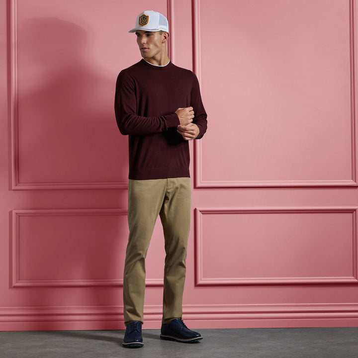 G/FORE MENS COTTON 5 POCKET STRAIGHT LEG PANT - DUNE