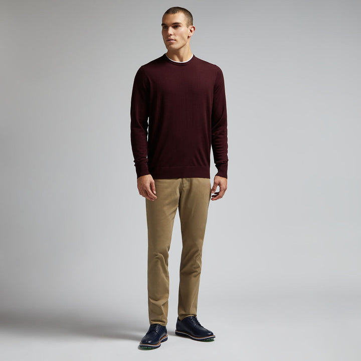G/FORE MENS COTTON 5 POCKET STRAIGHT LEG PANT - DUNE
