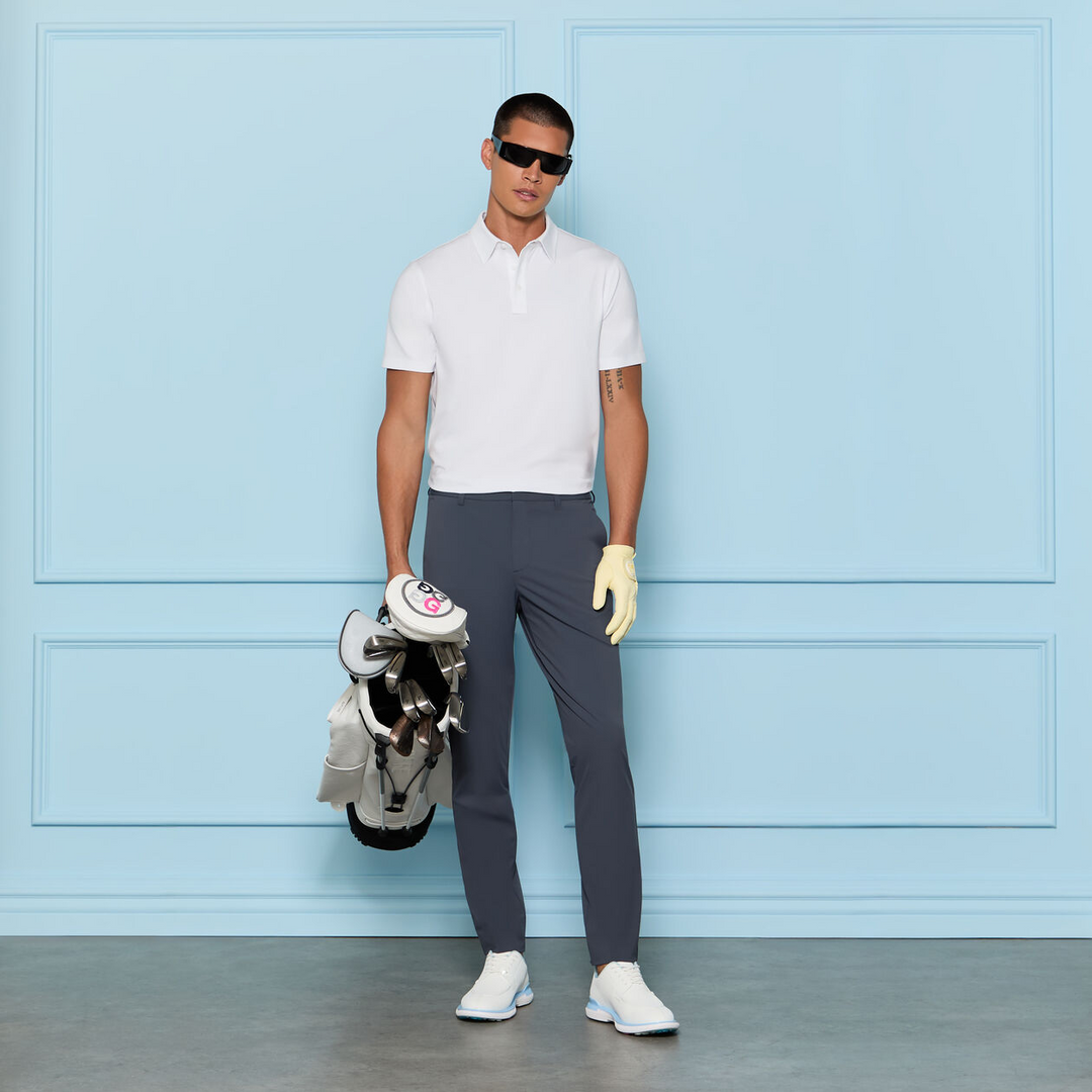 G/FORE MENS TECH TOUR 4-WAY STRETCH STRAIGHT LEG PANT- DARK CHARCOAL