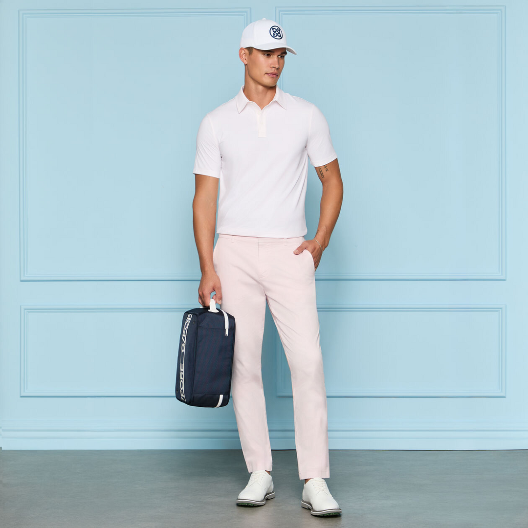 G/FORE MEN'S ALL PLAY STRETCH COTTON GABARDINE STRAIGHT LEG CHINO - SHELL