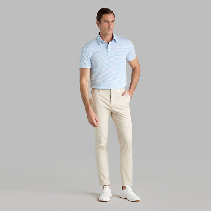 G/FORE MENS STRETCH COTTON GABARDINE STRAIGHT LEG CHINO - STONE