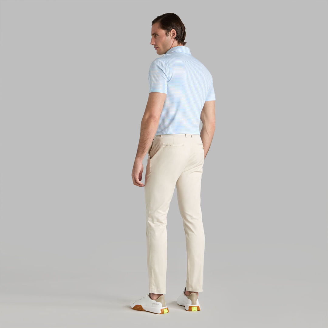 G/FORE MENS STRETCH COTTON GABARDINE STRAIGHT LEG CHINO - STONE