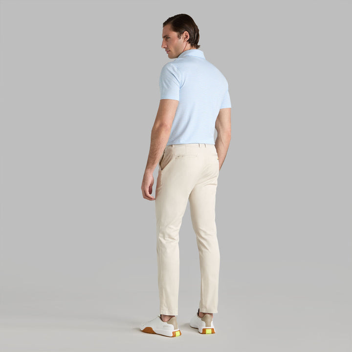 G/FORE MENS STRETCH COTTON GABARDINE STRAIGHT LEG CHINO - STONE