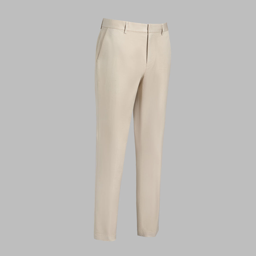 G/FORE MENS STRETCH COTTON GABARDINE STRAIGHT LEG CHINO - STONE