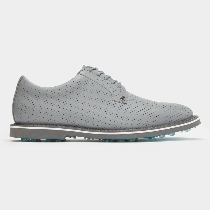 G/FORE MEN'S GALLIVANTER PERFORATED LEATHER GOLF SHOE - MONUMNENT