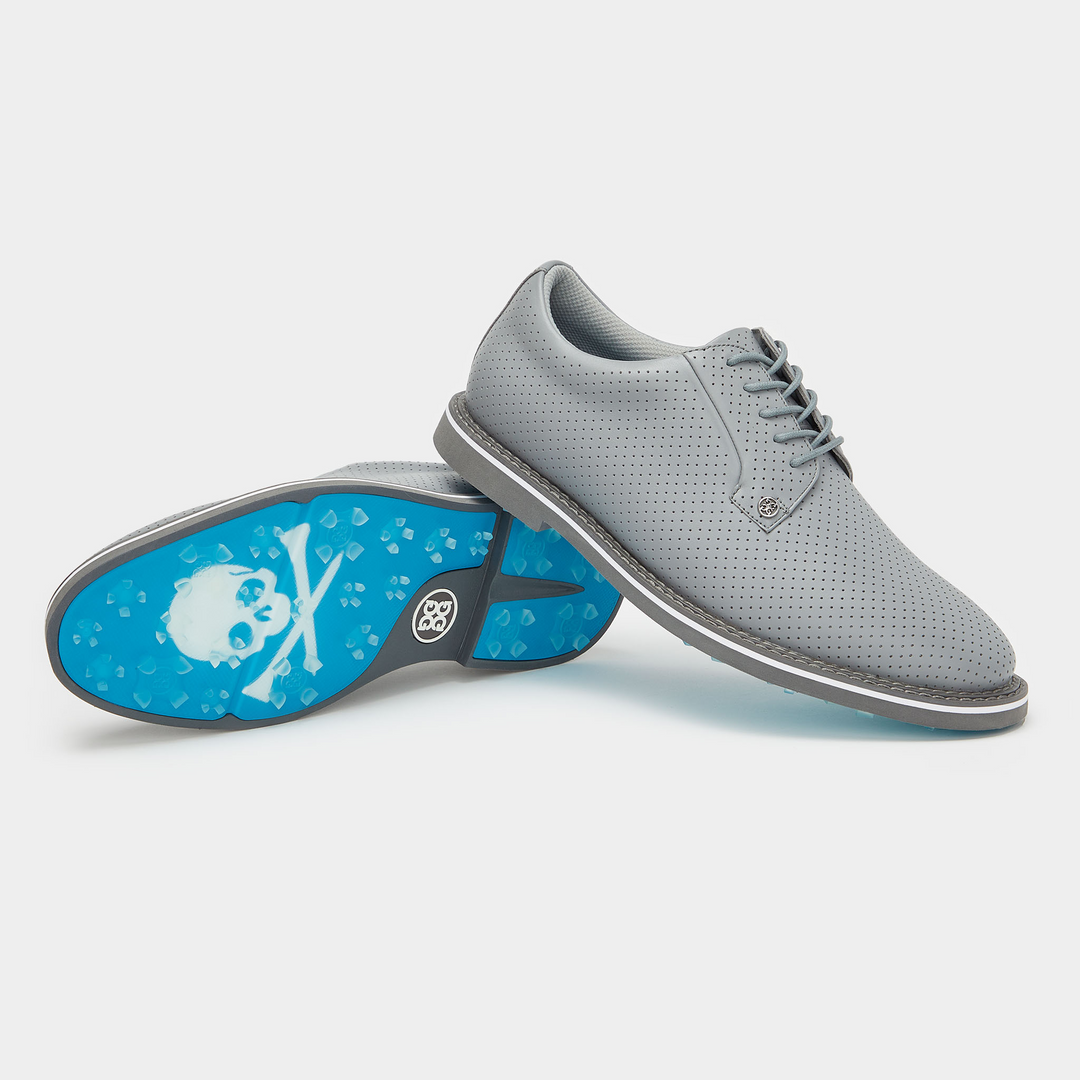 G/FORE MEN'S GALLIVANTER PERFORATED LEATHER GOLF SHOE - MONUMNENT