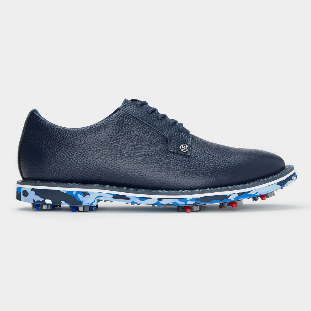 G/FORE MEN'S GALLIVANTER G/LOCK PEBBLE LEATHER CAMO GOLF SHOE - TWILIGHT CAMO