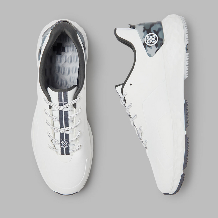 G/FORE MEN'S MG4+ CAMO ACCENT GOLF SHOE - SNOW CAMO