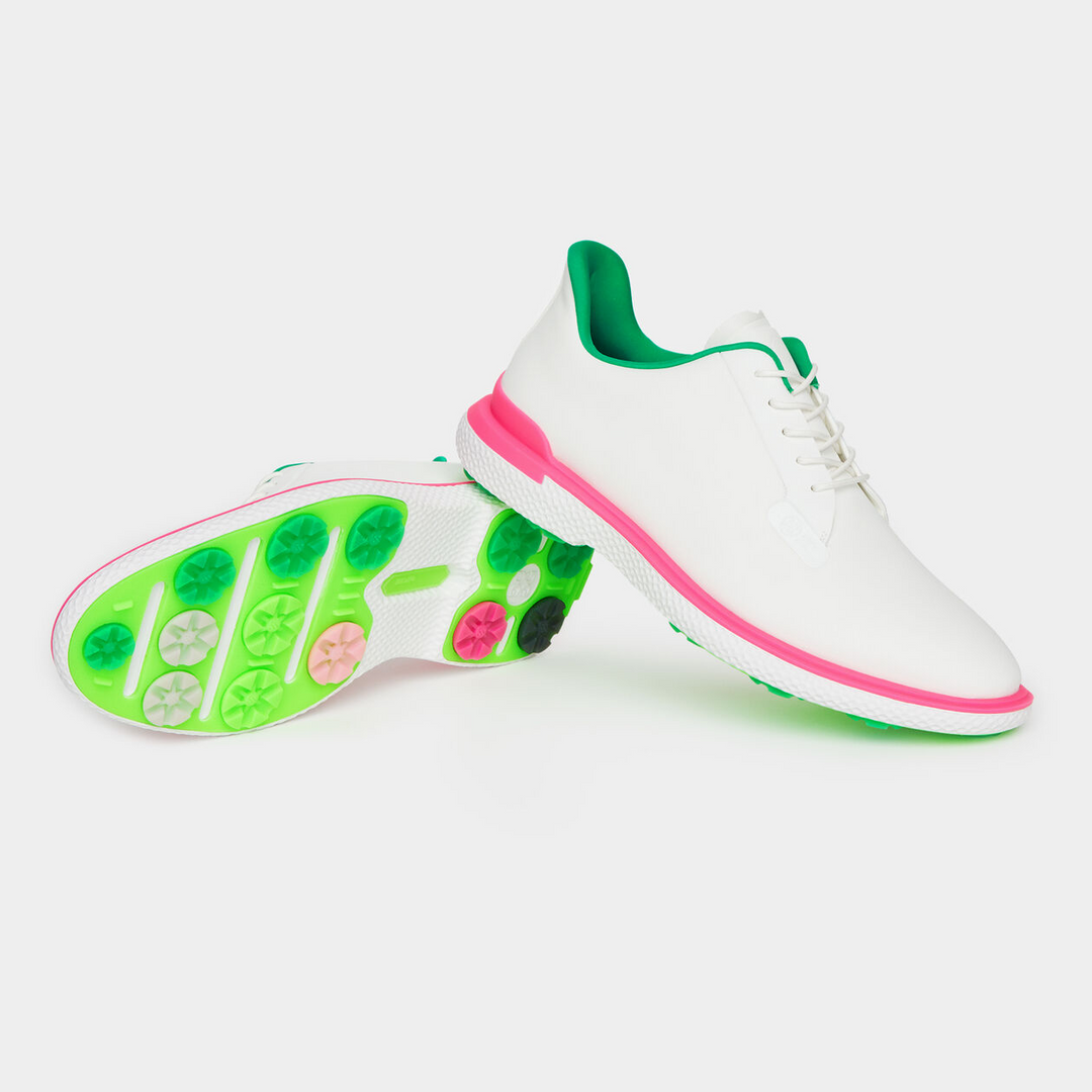 G/FORE MEN'S GALLIVAN2R GOLF SHOE - SNOW / KNOCKOUT PINK