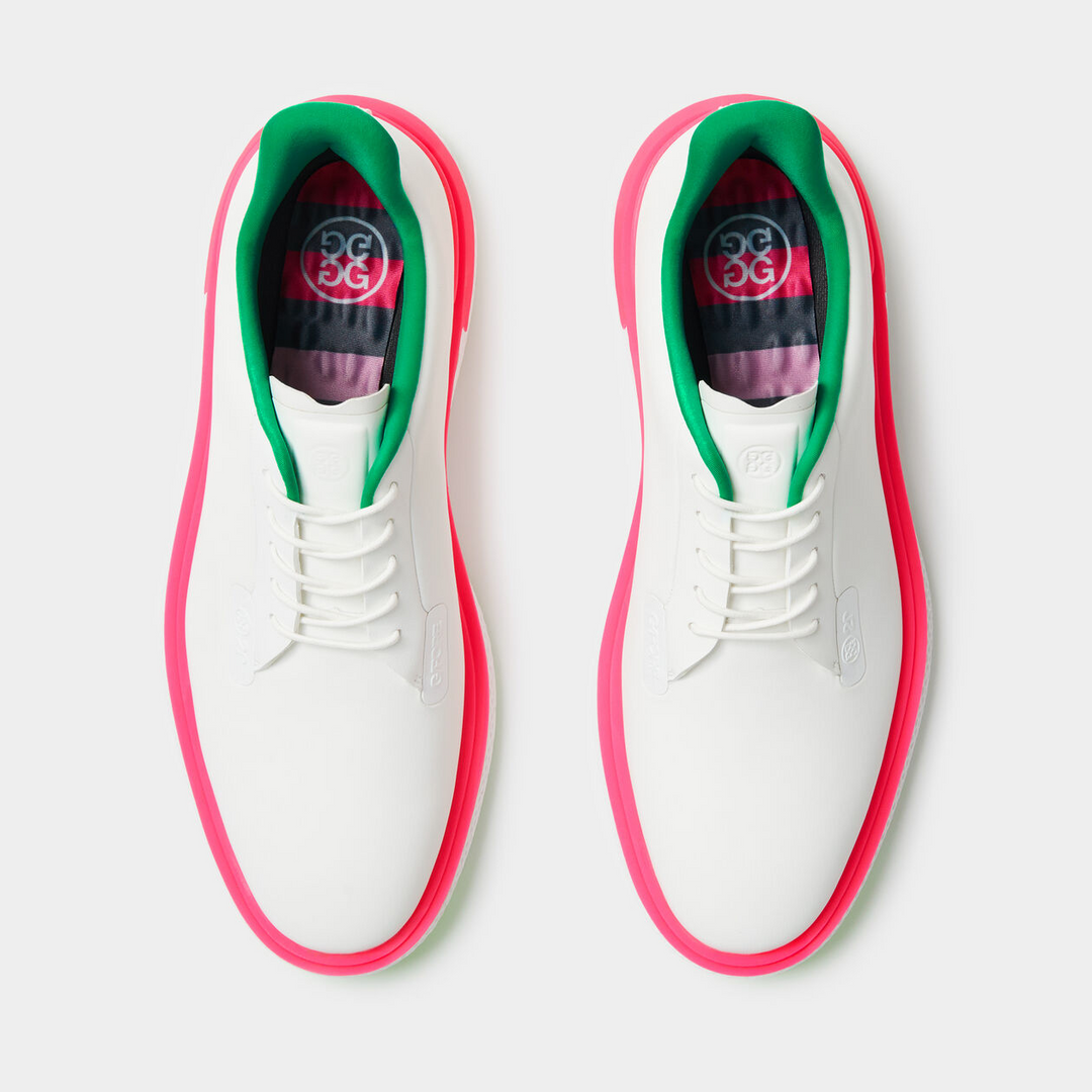 G/FORE MEN'S GALLIVAN2R GOLF SHOE - SNOW / KNOCKOUT PINK