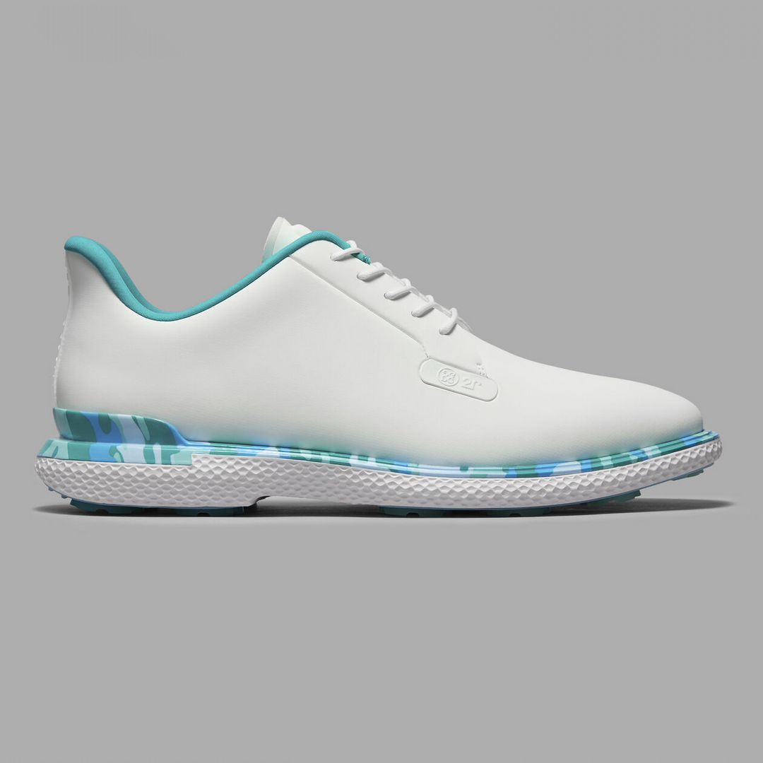 G/FORE MEN'S GALLIVAN2R CAMO WELT GOLF SHOE - SNOW / SIREN CAMO