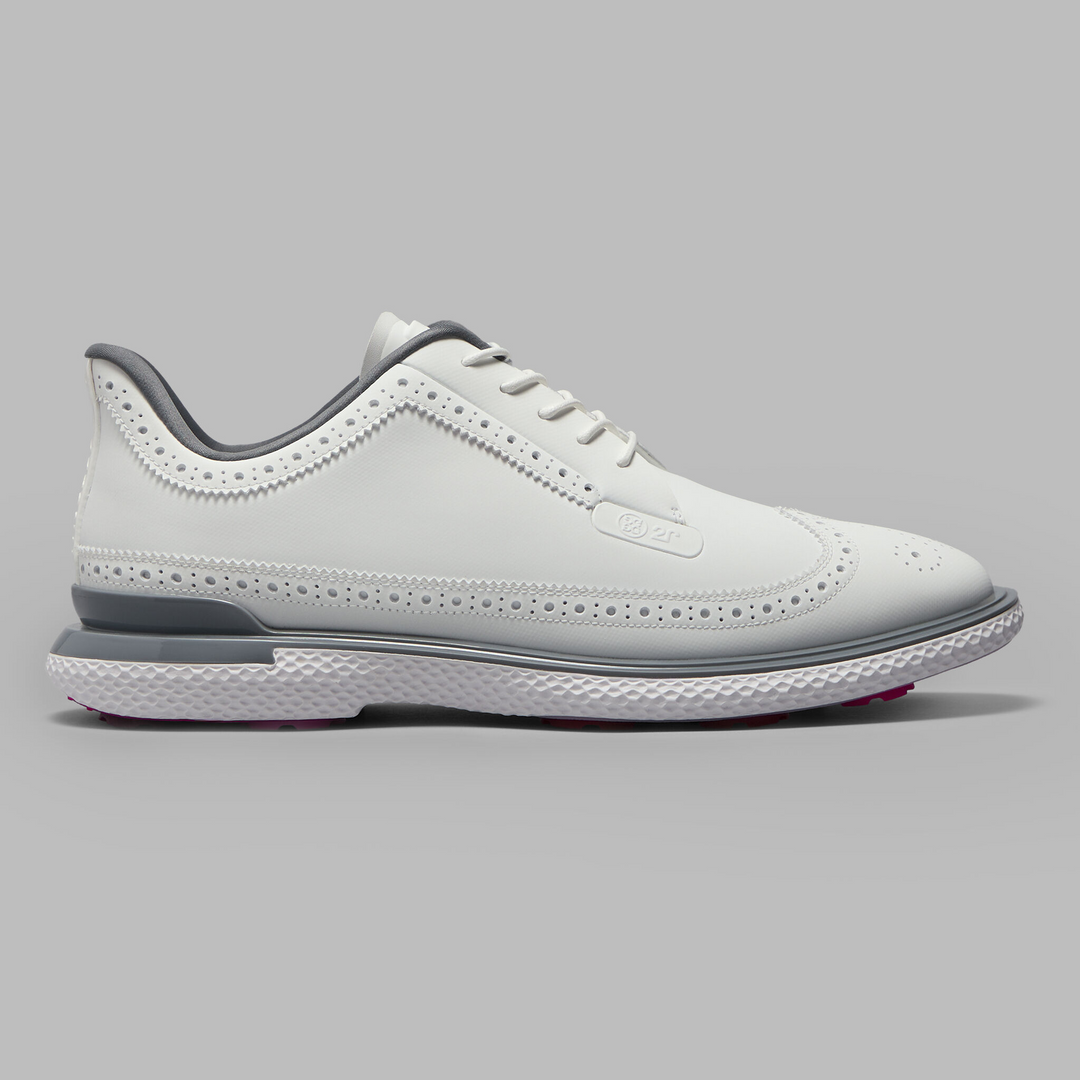 G/FORE MEN'S GALLIVAN2R LONGWING GOLF SHOE - SNOW / NIMBUS
