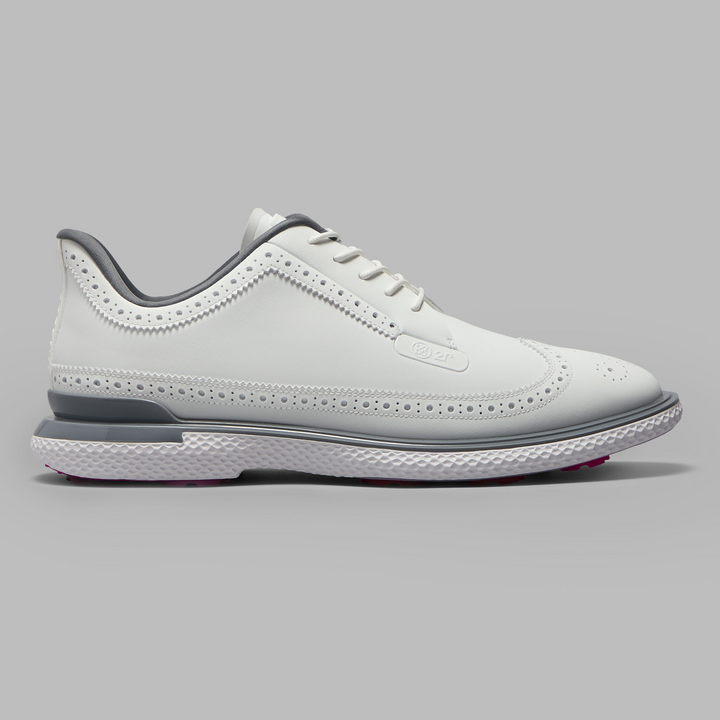 G/FORE MEN'S GALLIVAN2R LONGWING GOLF SHOE - SNOW / NIMBUS