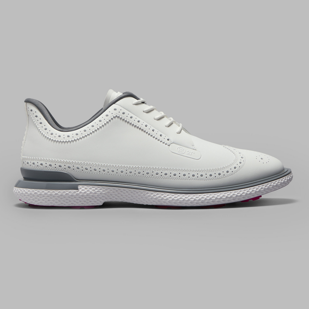 G/FORE MEN'S GALLIVAN2R LONGWING GOLF SHOE - SNOW / NIMBUS