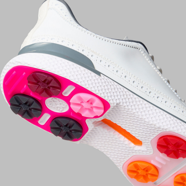 G/FORE MEN'S GALLIVAN2R LONGWING GOLF SHOE - SNOW / NIMBUS
