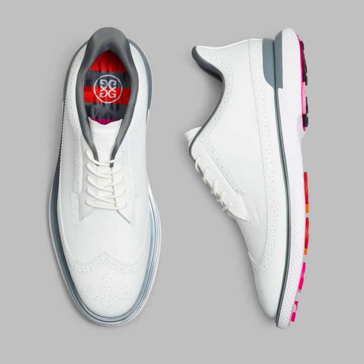 G/FORE MEN'S GALLIVAN2R LONGWING GOLF SHOE - SNOW / NIMBUS