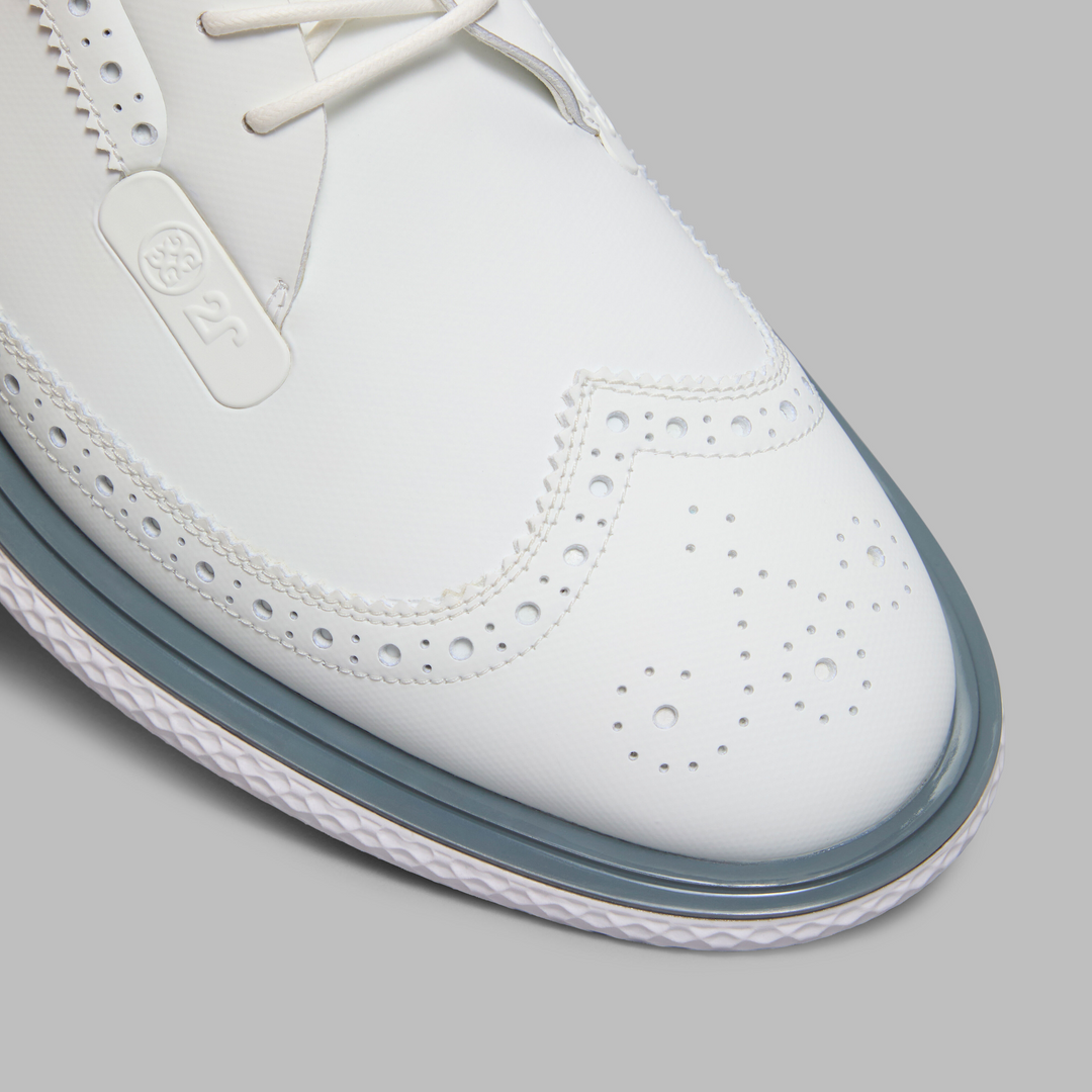 G/FORE MEN'S GALLIVAN2R LONGWING GOLF SHOE - SNOW / NIMBUS