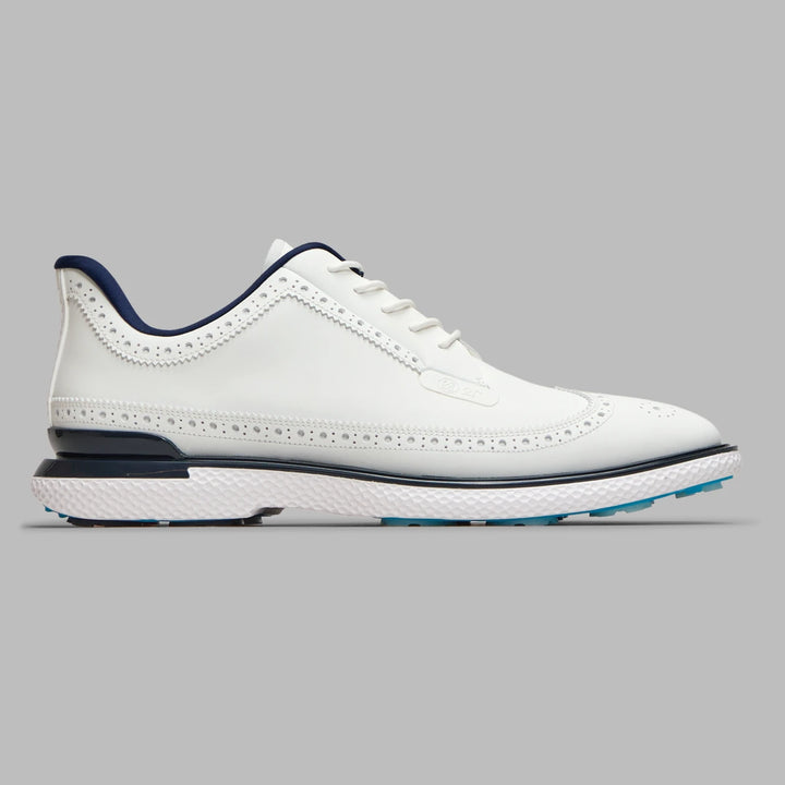 G/FORE MEN'S GALLIVAN2R LONGWING GOLF SHOE - SNOW / TWILIGHT