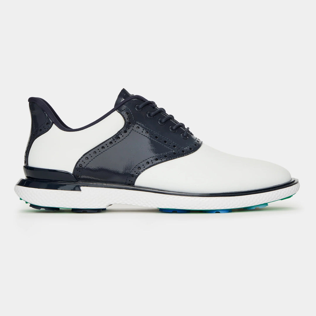 G/FORE MEN'S GALLIVAN2R SADDLE GOLF SHOE - SNOW / TWILIGHT