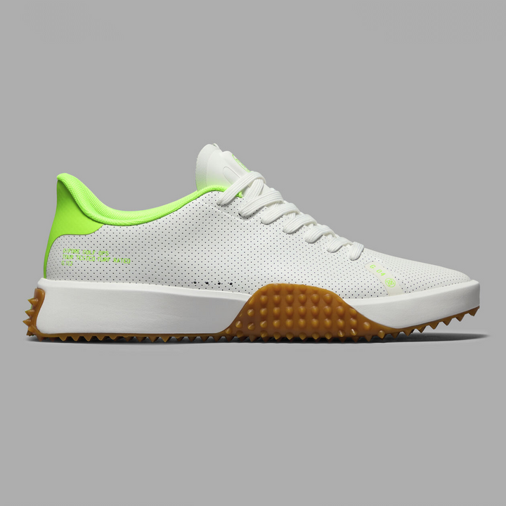 G/FORE MEN'S G.112 PERFORATED GOLF SHOE - SNOW / GECKO