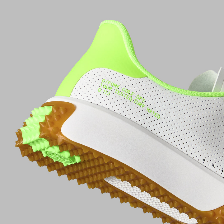 G/FORE MEN'S G.112 PERFORATED GOLF SHOE - SNOW / GECKO