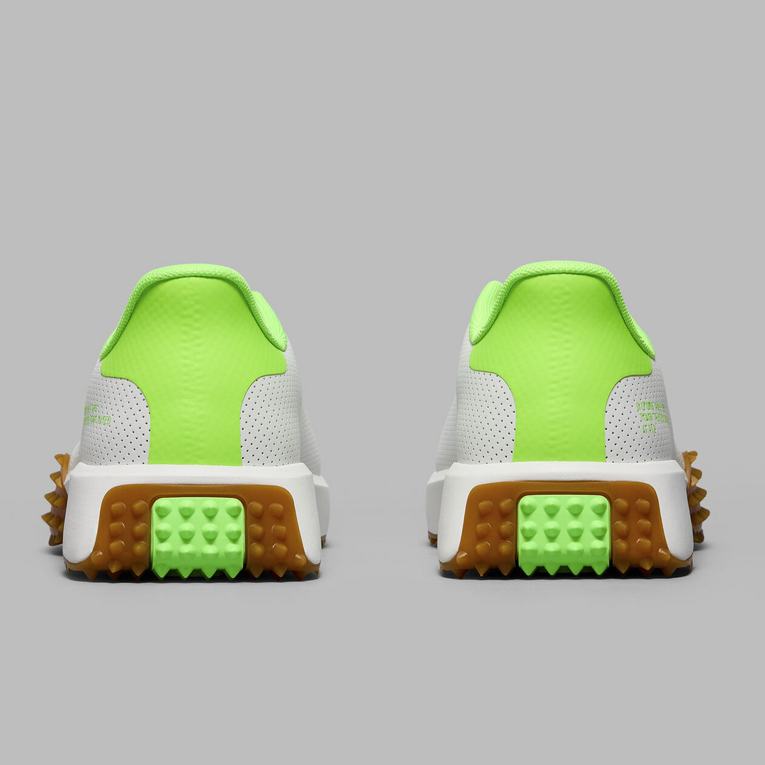G/FORE MEN'S G.112 PERFORATED GOLF SHOE - SNOW / GECKO
