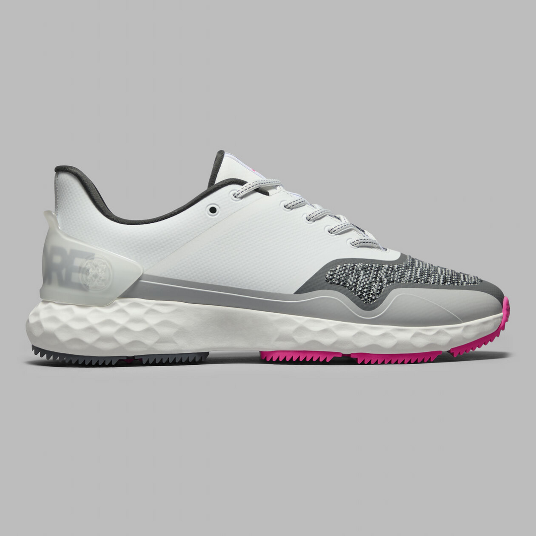 G/FORE MEN'S MG4+ STIPPLED GOLF SHOE - SNOW / NIMBUS