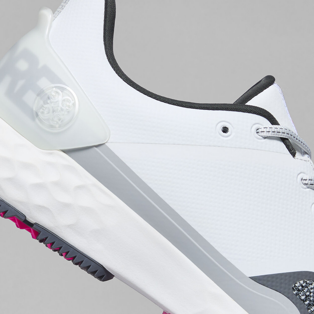 G/FORE MEN'S MG4+ STIPPLED GOLF SHOE - SNOW / NIMBUS