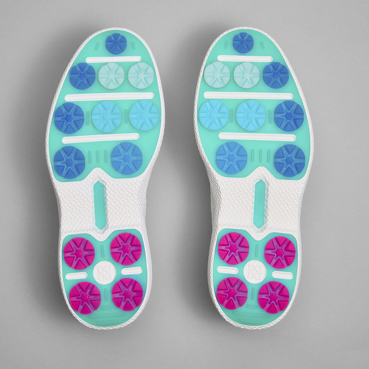 G/FORE MEN'S GALLIVAN2R EMBOSSED SKULL & TEES GOLF SHOE - SNOW / NIMBUS