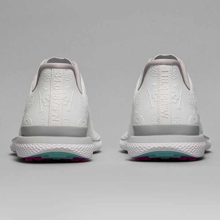 G/FORE MEN'S GALLIVAN2R EMBOSSED SKULL & TEES GOLF SHOE - SNOW / NIMBUS