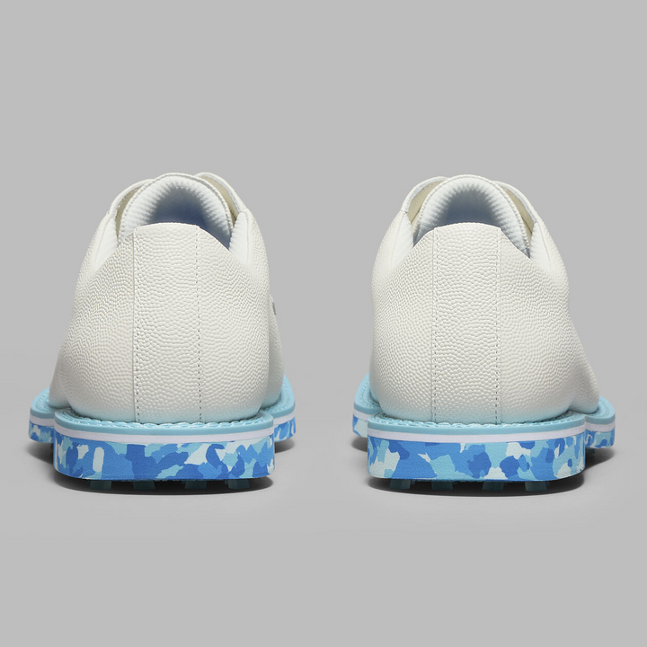 G/FORE MEN'S GALLIVANTER CAMO SOLE LEATHER GOLF SHOE - SNOW / MOSAIC