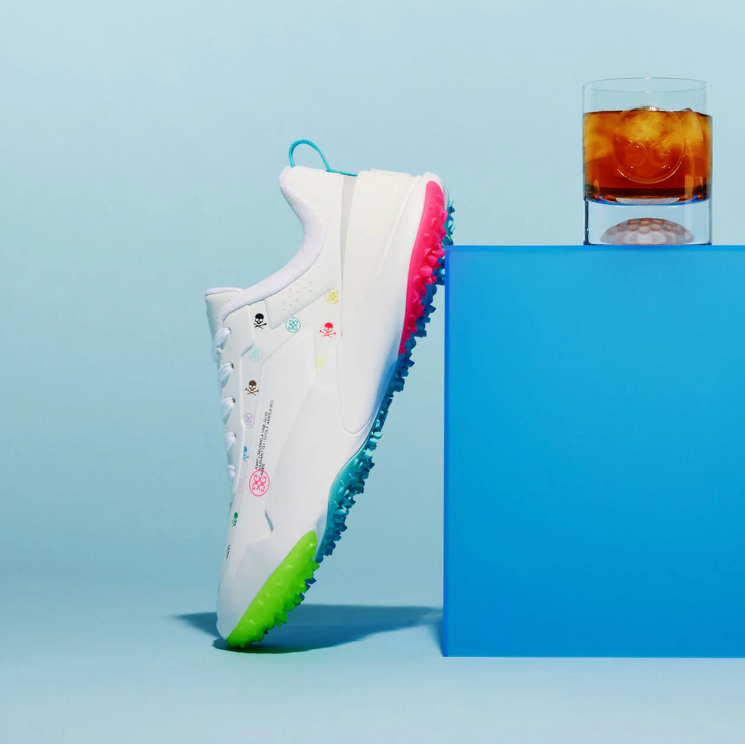 G/FORE MEN'S LTD RELEASE G/18 ICON GOLF SHOE - SNOW / MULTI
