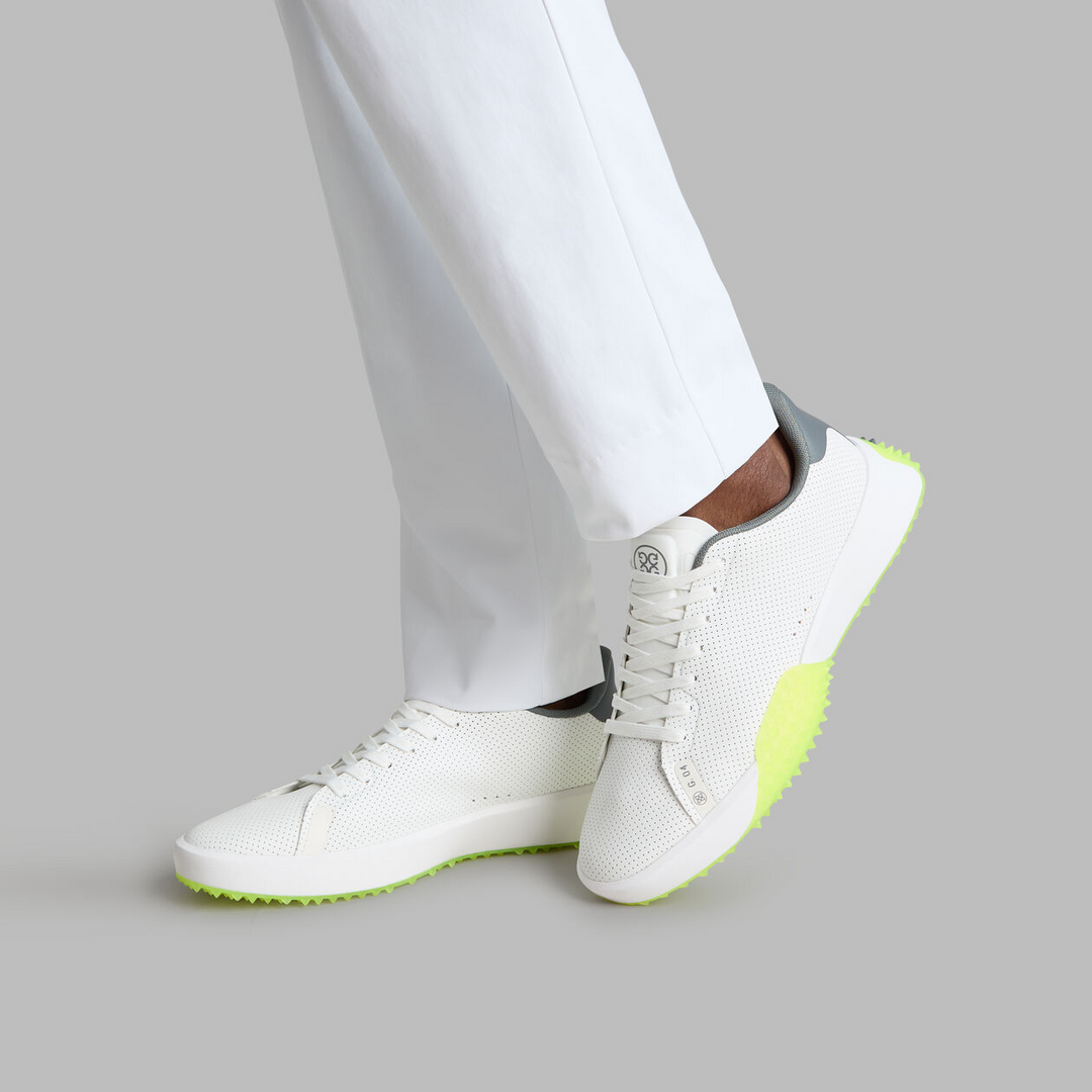 G/FORE MEN'S LTD RELEASE G.112 PERFORATED GOLF SHOE - SNOW CHARCOAL