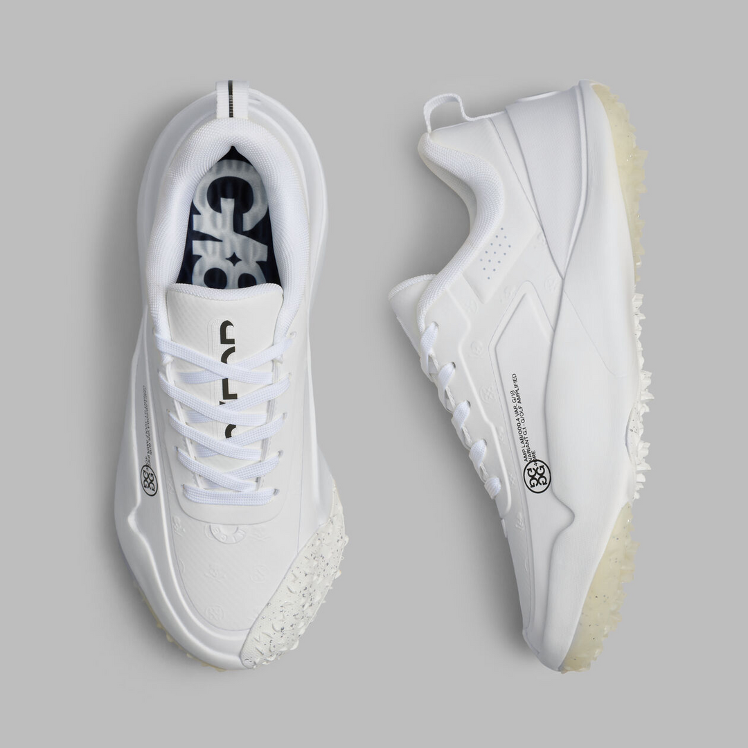 G/FORE MEN'S LTD RELEASE G/18 EMBOSSED SKULL & TEES GOLF SHOE - SNOW