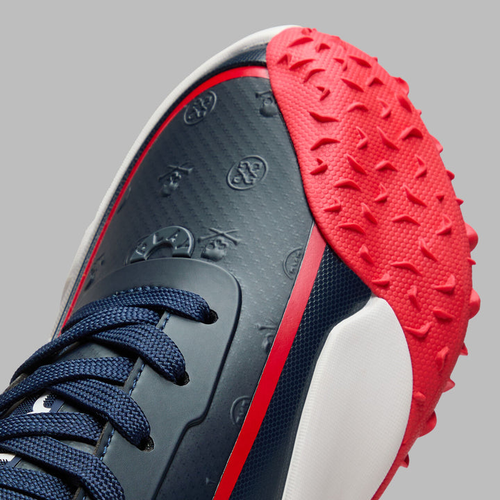 G/FORE MEN'S G/18 EMBOSSED SKULL & TEES GOLF SHOE - TWILIGHT / LAVA