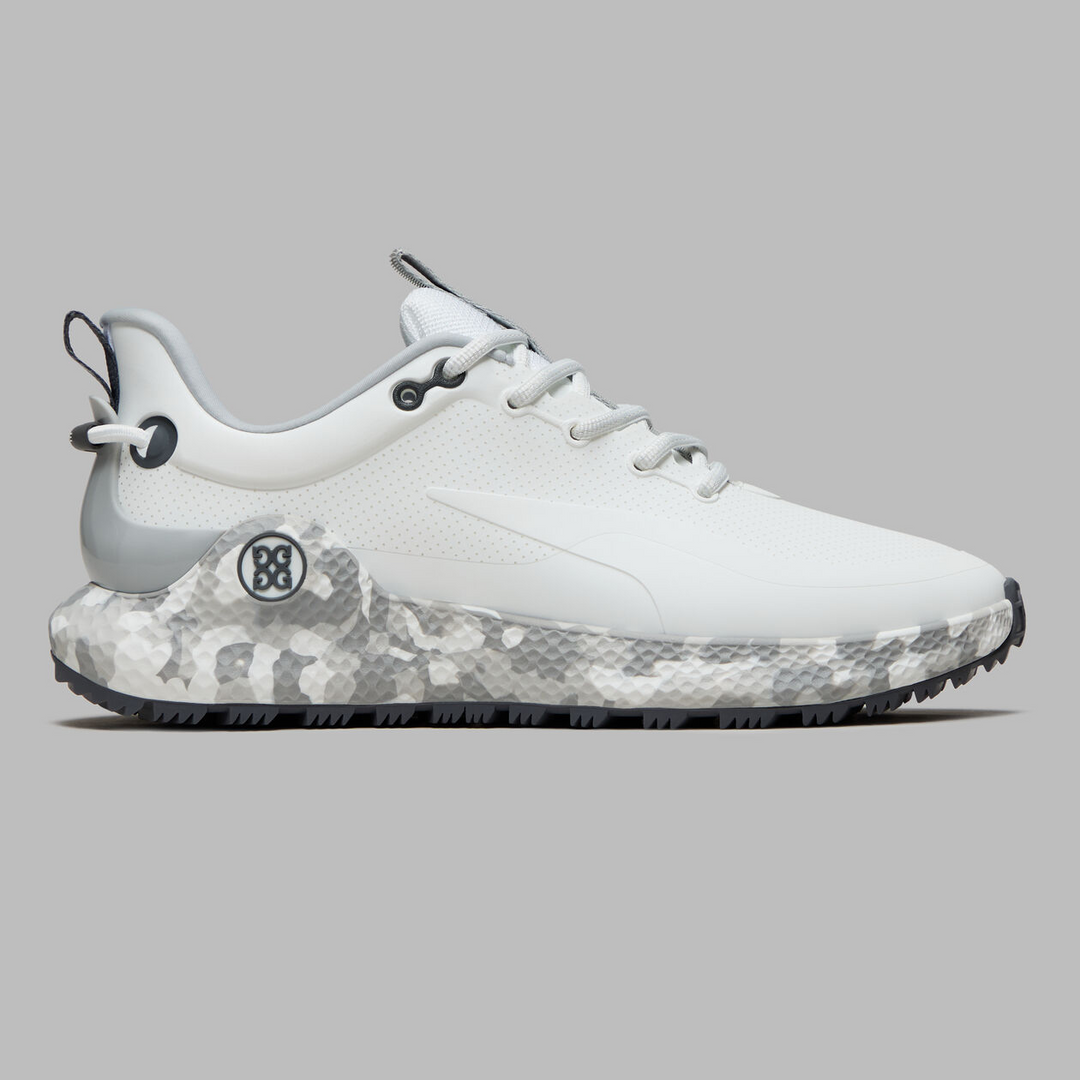 G/FORE MEN'S MG4+ O2 CAMO PERFORATED GOLF SHOE - SNOW / NIMBUS