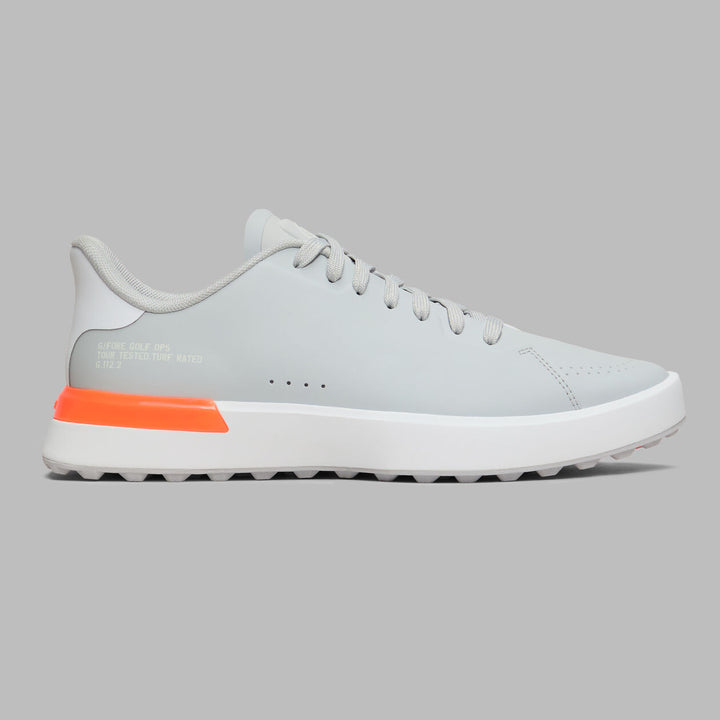 G/FORE MEN'S G.112 GOLF SHOE - NIMBUS / SHOCKING ORANGE