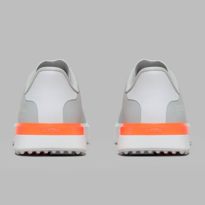 G/FORE MEN'S G.112 GOLF SHOE - NIMBUS / SHOCKING ORANGE