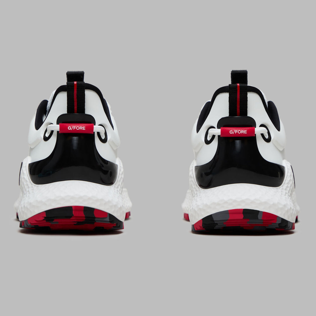 G/FORE MEN'S MG4+ O2 PERFORATED GOLF SHOE - SNOW / ONYX