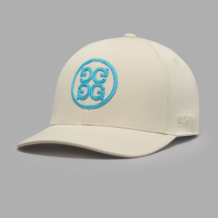 G/FORE MEN'S CHAINSTITCH CIRCLE G'S CONTRAST HAT - STONE / MOSAIC