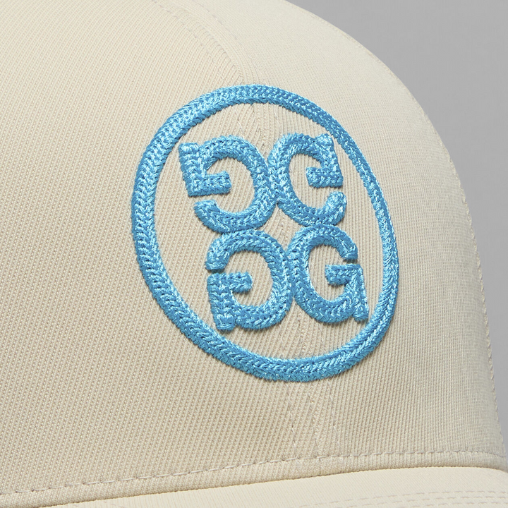 G/FORE MEN'S CHAINSTITCH CIRCLE G'S CONTRAST HAT - STONE / MOSAIC
