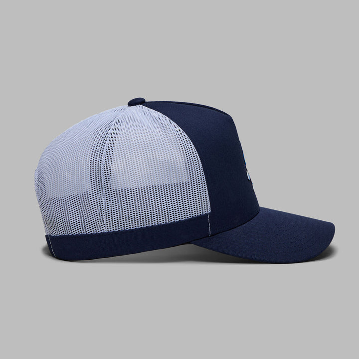 G/FORE MENS J4 COTTON TWILL TALL TRUCKER HAT - ONYX