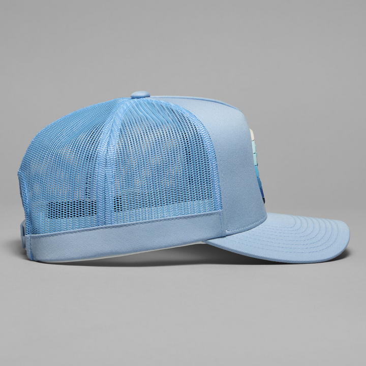 G/FORE MEN'S GRADIENT CIRCLE G'S COTTON TWILL TRUCKER HAT - BAJA