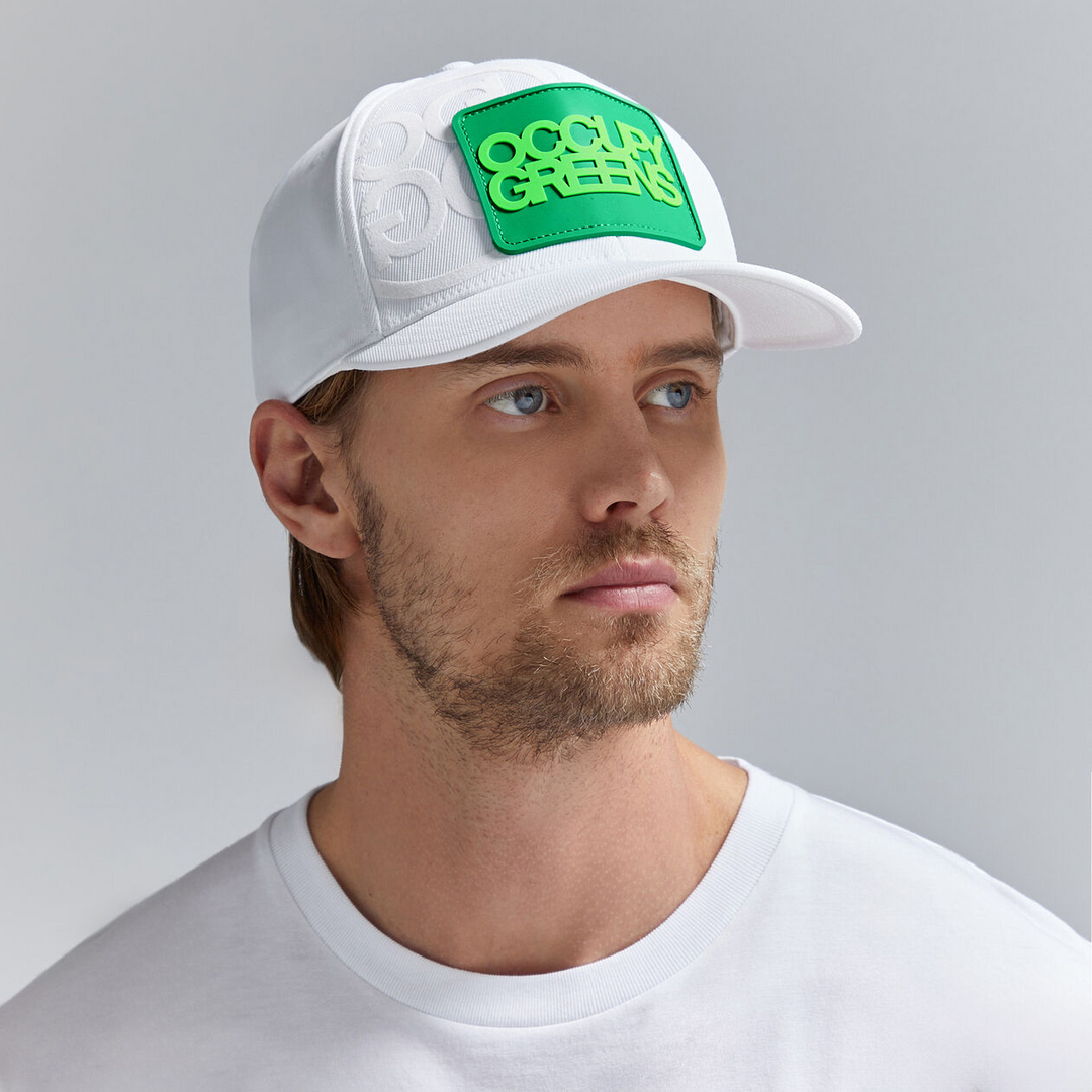 G/FORE MEN'S OCCUPY GREENS HAT  - SNOW