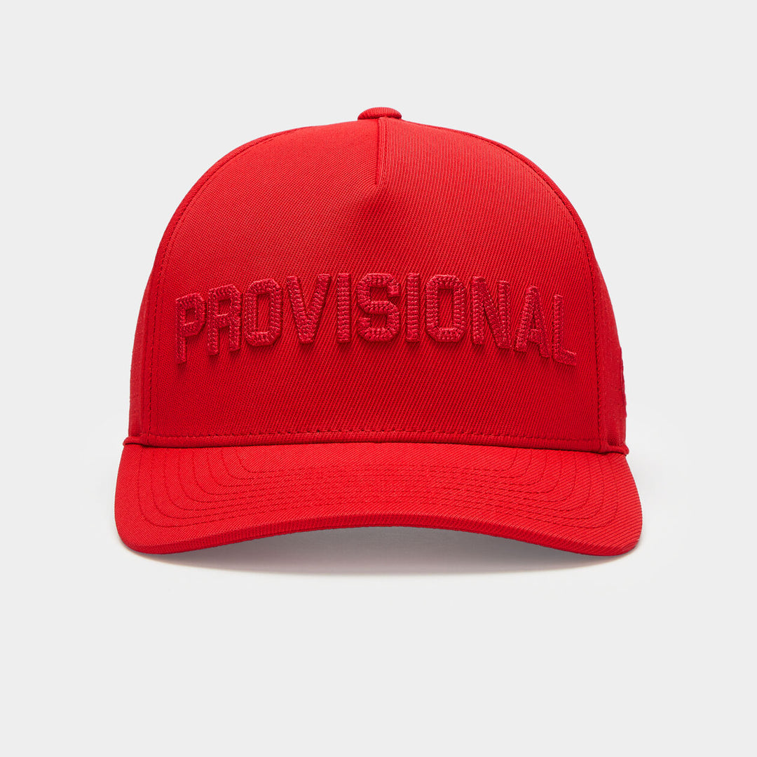 G/FORE MENS 3D PROVISIONAL STRETCH TWILL SNAPBACK HAT - POPPY