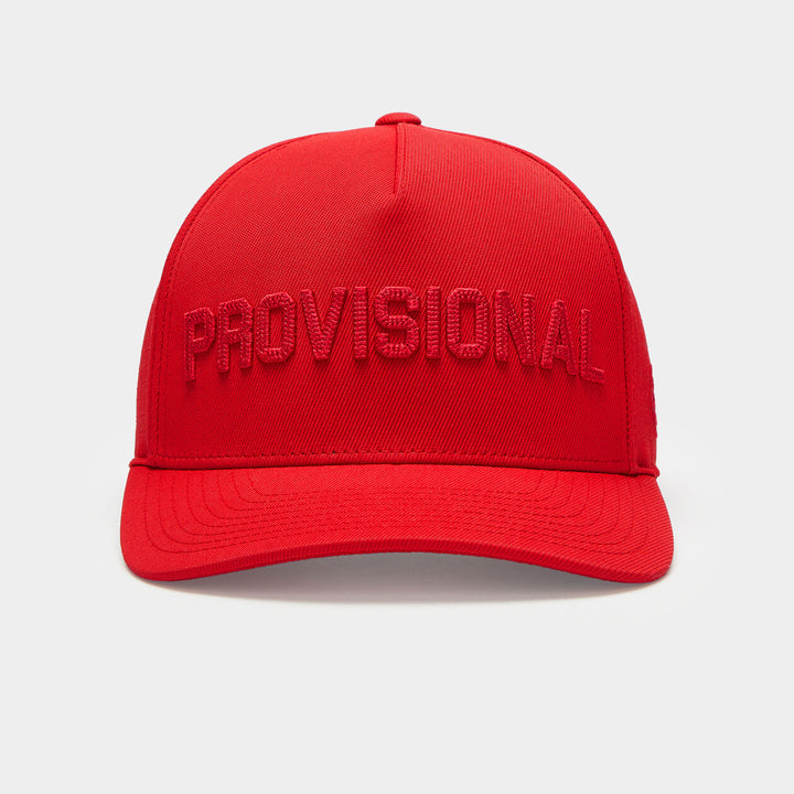 G/FORE MENS 3D PROVISIONAL STRETCH TWILL SNAPBACK HAT - POPPY